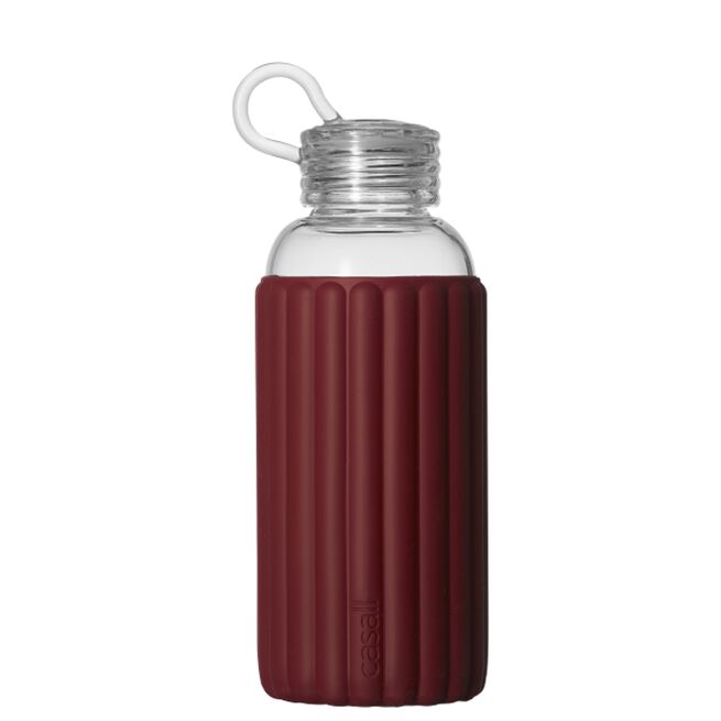 Casall Sthlm Glass Bottle 0.5L, Sienna Red